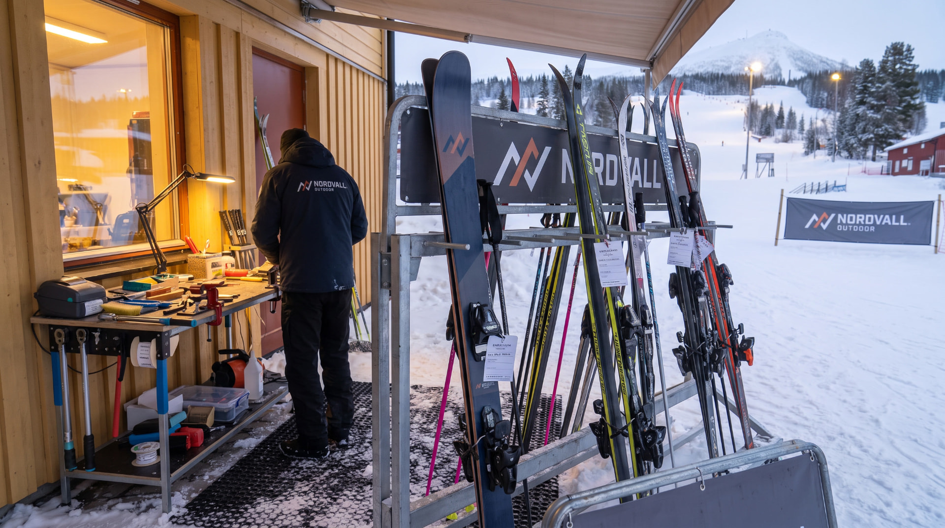 Testområde under Winter Lab