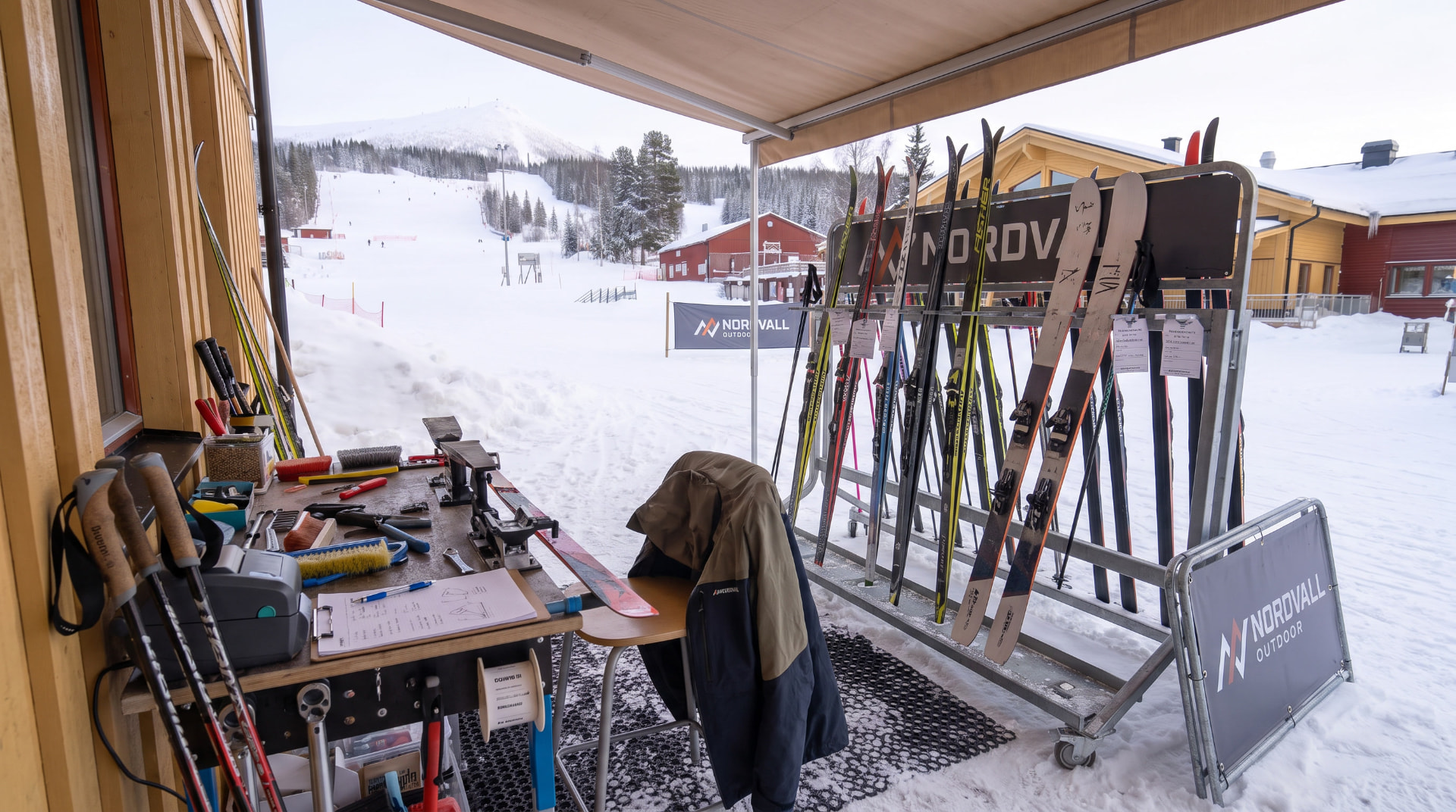 Testområde under Winter Lab